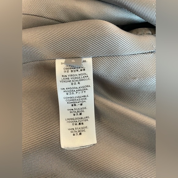 Reed Krakoff Women’s Gray Wool Peacoat, Silk Lined - Size 6 - Picture 4 of 6